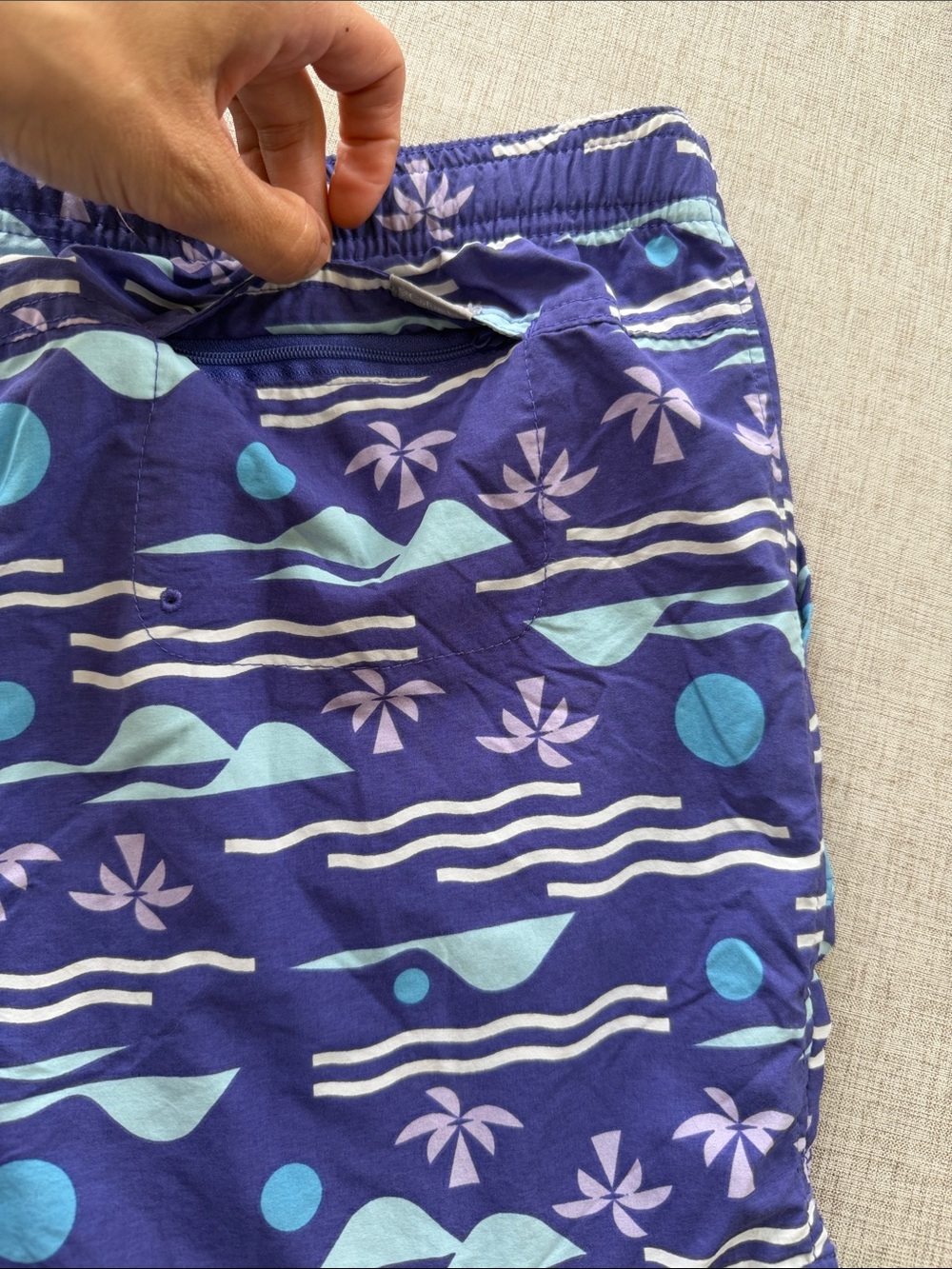 COLUMBIA Shorts Women's Large Sandy River II Printed Swim Shorts 5" colorful - Picture 6 of 13